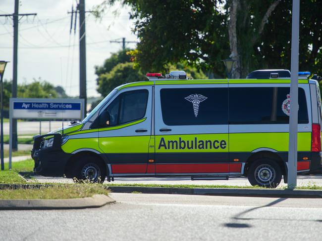 AYR, AUSTRALIA - NewsWire Photos 30 JUNE, 2024:  Bus crash at Gumlu today. Patients are being airlifted to and from Ayr Hospital via the CQ and Townsville Rescue helicopters. This is the 2nd chopper coming in to drop off a patient. Picture : NewsWire / Scott Radford-Chisholm