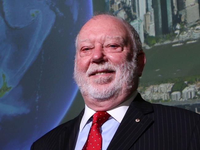 Dr Paul Scully-Power AM, Australia's first astronaut at the launch of the Brisbane G20 Global Cafe. Pic Darren England.