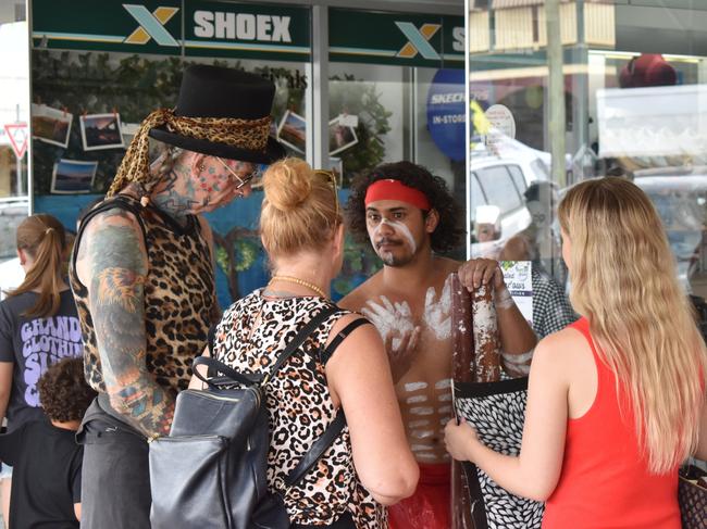 Stanthorpe's main streets were filled with buskers and visitors to the region to soak up the music and fun