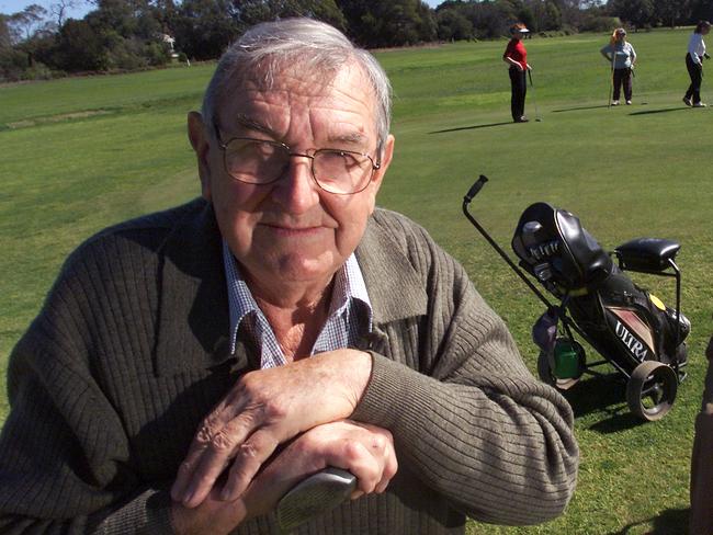 St Leonards golf course president Geoff Henderson and capt. & course supervisor Paddy Walsh, fighting to save the course.