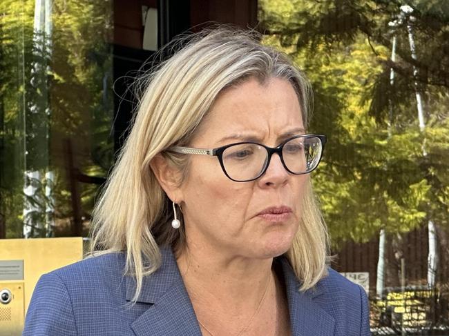 PERTH, AUSTRALIA - Newswire Photos MAY 6TH 2024 : WA Liberal Leader Libby Mettam adresses the media. Picture: NCA NewsWire / Emma Kirk