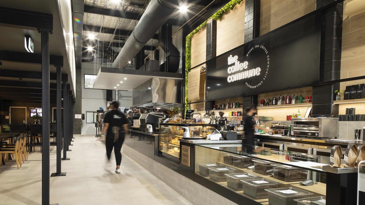 The Coffee Commune in Bowen Hills. Picture: Mark Cranitch.