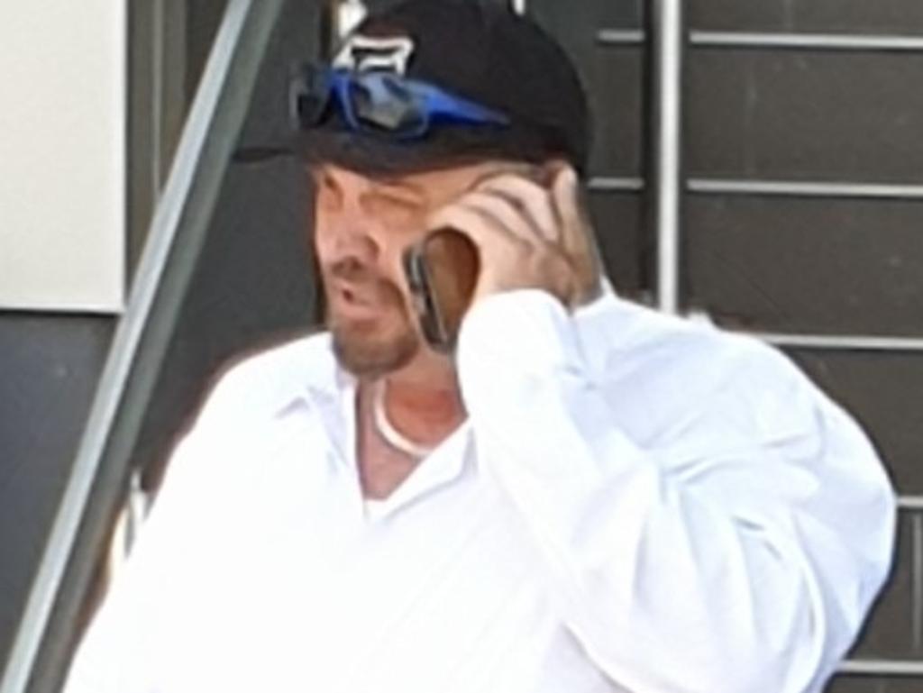 Victim Raymond Jarvis leaving the Rockhampton courthouse during the trial in November 2020.