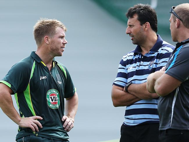 David Warner picks the brain of Laurie Daley.