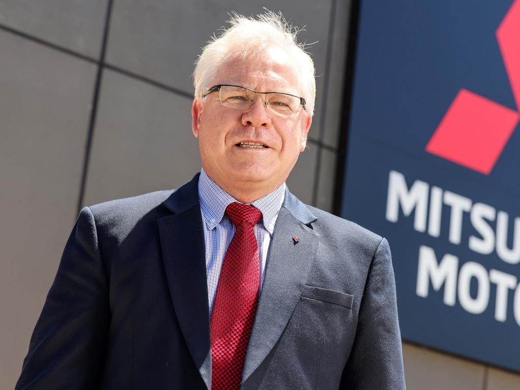 Mitsubishi boss Shaun Westcott has predicted an EV bloodbath in Australia due to a lack of barriers that make our market a dumping ground for Chinese brands. Picture: Russell Millard