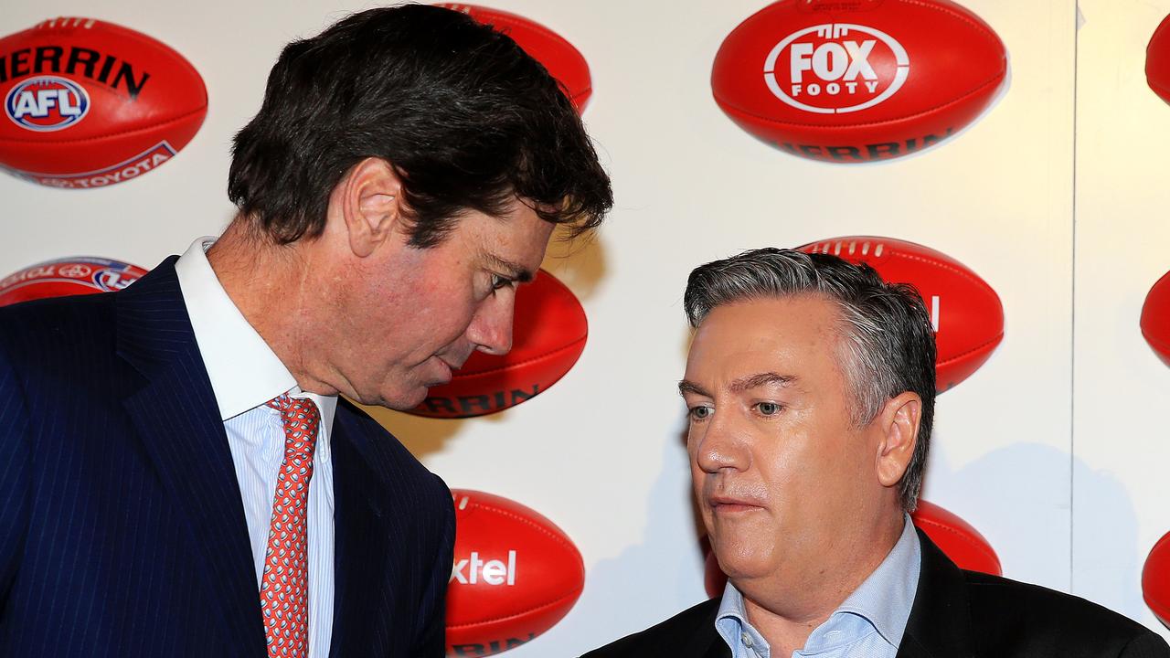 Eddie McGuire has revealed a chat with the AFL CEO that could’ve saved tonight’s game (Picture: Mark Stewart).