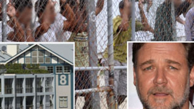 Russell Crowe has offered to find work for the refugees on Manus Island. Picture: Supplied.