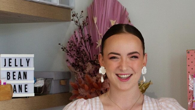 Maddison Devine describes her jewellery as “joy-inspired accessories and art”.