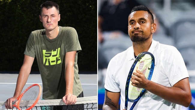 Bernard Tomic and Nick Kyrgios have traded barbs.