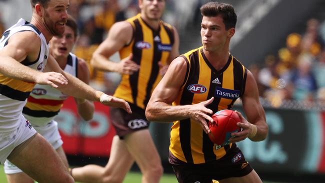 Jaeger O'Meara was Hawthorn’s big off-season recruit. Picture: Michael Klein