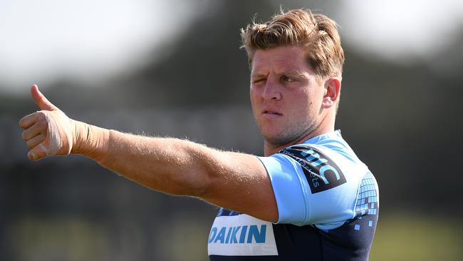 Waratahs hooker Damien Fitzpatrick has earned an MBA. Picture: AAP 