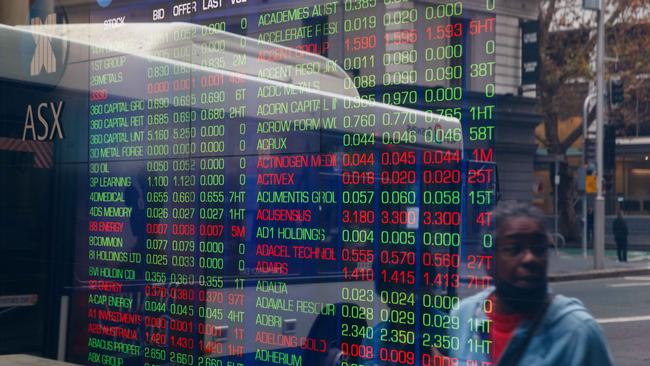 The Australian share market has ended Tuesday on a low with a few lucky sectors managing to escape the dip. Picture: NCA NewsWire / David Swift