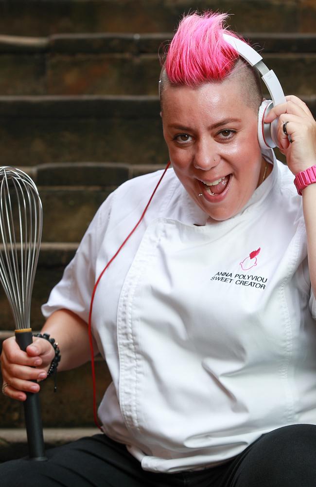 Pastry chef Anna Polyviou will be stepping out as a DJ for the first time. Picture: Justin Lloyd