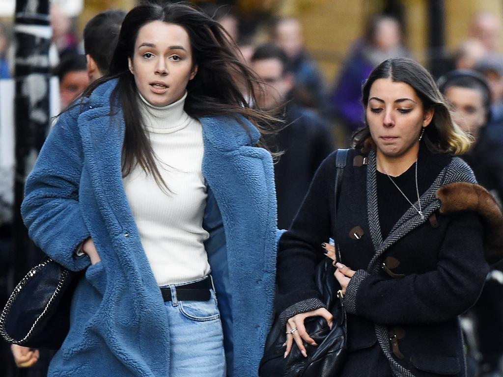 Members of the public walk away from the scene near Borough Market. Picture: Peter Summers/Getty Images.