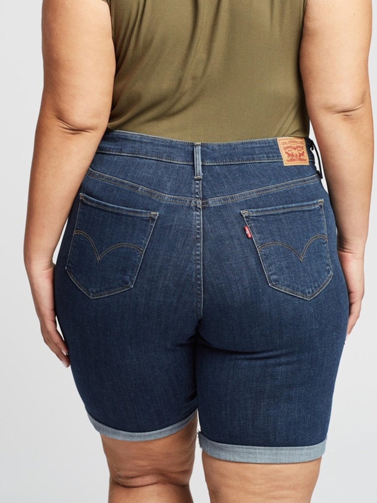 Plus size clearance denim shorts australia