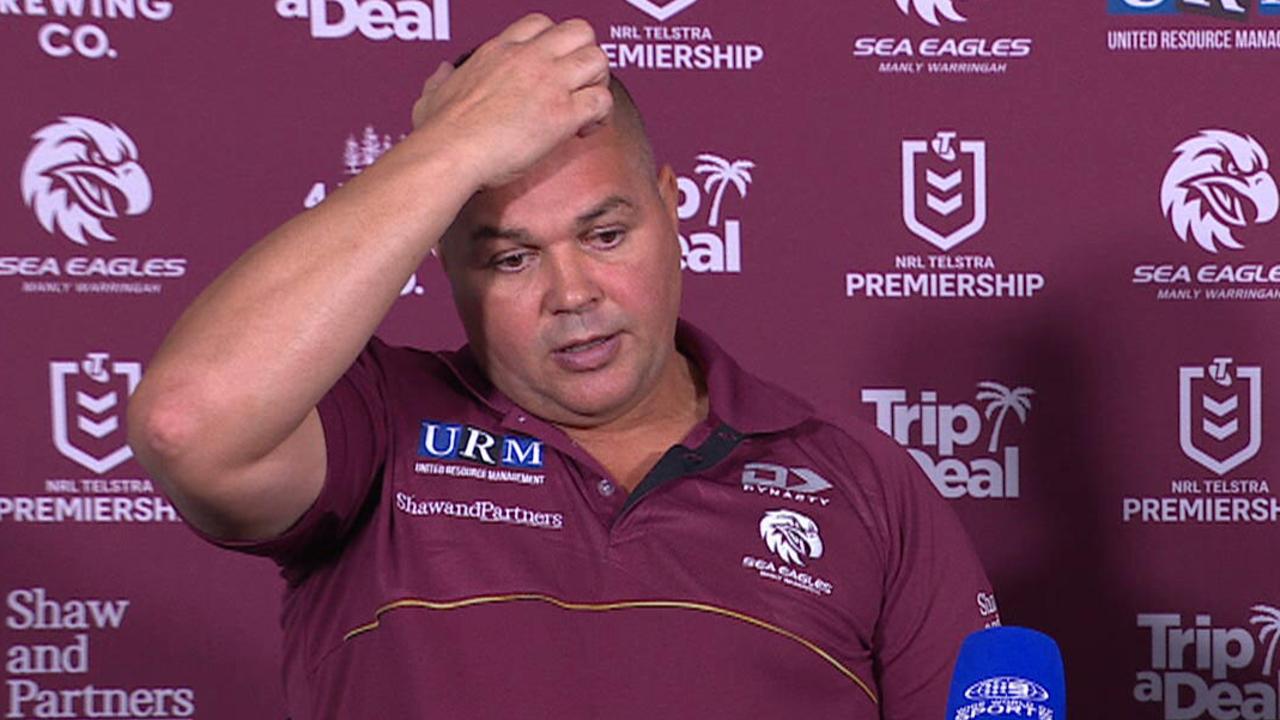 ‘Total opposite’: Seibold’s confused admission in shock Sea Eagles slump... six days after triumph