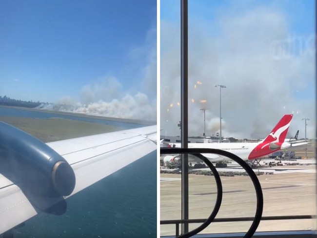 The incident at Sydney Airport. Picture: Supplied