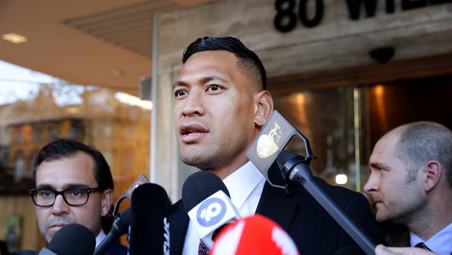 It took a long time to deal with Israel Folau. Picture: Jonathan Ng