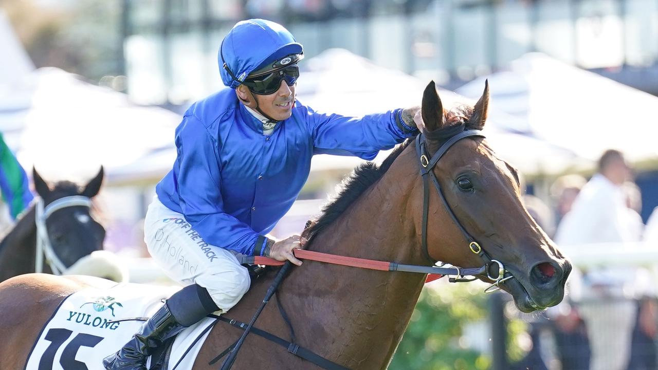 Dean Holland returns to scale aboard In Secret after winning the Newmarket Handicap. Picture: Scott Barbour-Racing Photos via Getty Images