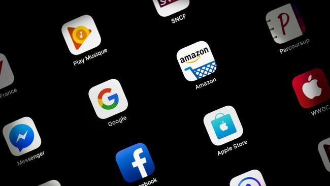 The ACCC will investigate competition issues surrounding Google and Apple’s app stores. Picture: AFP