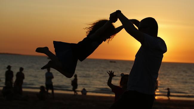 What better way to celebrate Territory Day than with a typical Darwin sunset? Picture: Glenn Campbell