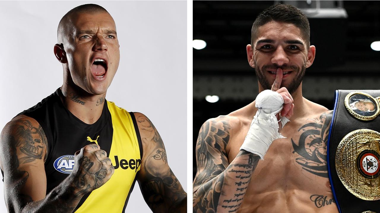 Afl 2021 Michael Zerafa Vs Dustin Martin Boxing News Richmond Tigers Tim Tszyu Charity Fight