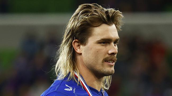 MELBOURNE, AUSTRALIA - APRIL 25: Ryan Papenhuyzen of the Storm is seen after being awarded player of the match during the round seven NRL match between the Melbourne Storm and the New Zealand Warriors at AAMI Park, on April 25, 2022, in Melbourne, Australia. (Photo by Daniel Pockett/Getty Images)