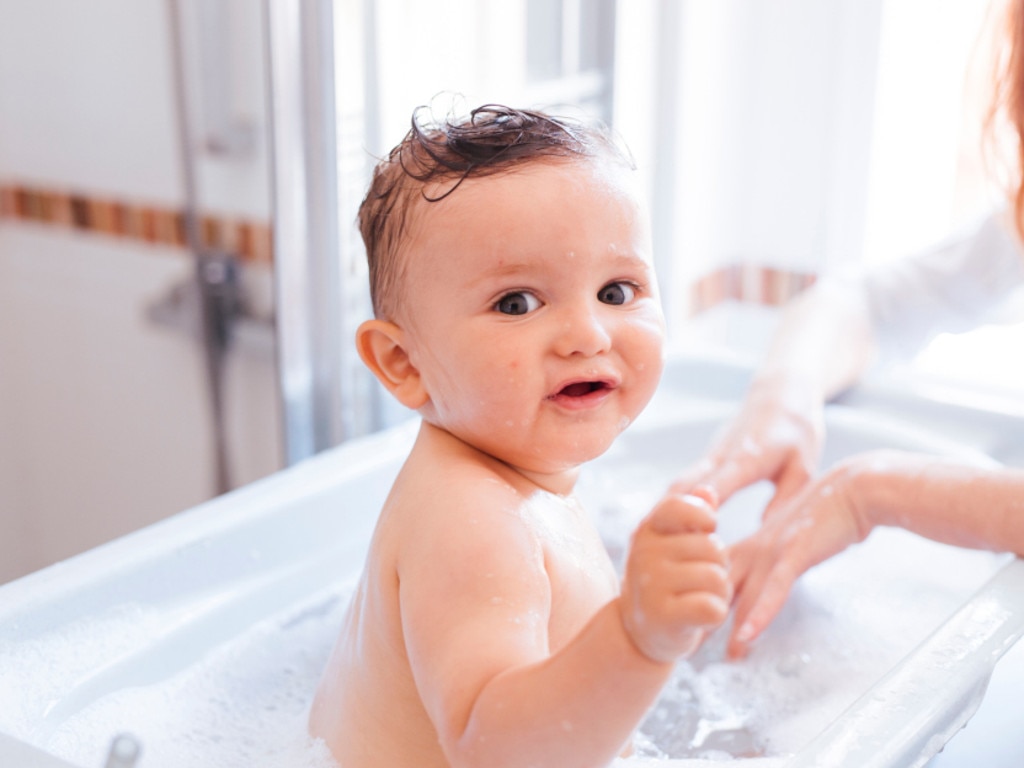 Bleach store bath baby