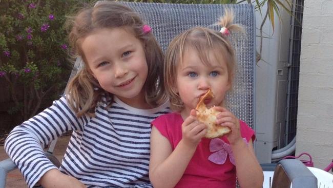 Carys with her younger sister. Picture: Gofundme