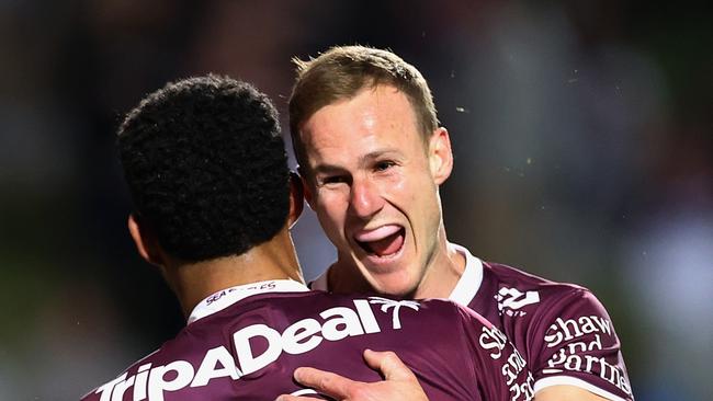 There’s some good news in Manly with two key players signing new deals. Picture; Cameron Spencer/Getty Images