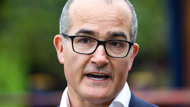 James Merlino said reviewing the measures while ensuring the wider reforms were not held up any longer. Picture: Ian Currie