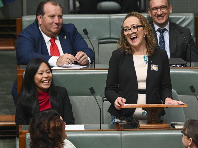 Ms Doyle thanked her family and the people of Aston. Picture: NCA NewsWire / Martin Ollman