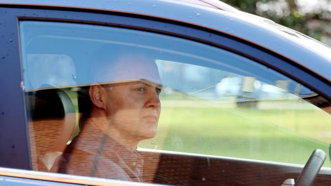 Brad Lloyd leaves Princes Park.