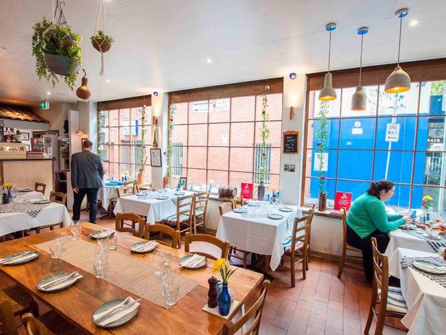 Tsindos Greek Restaurant is located on Lonsdale St. Picture: Supplied