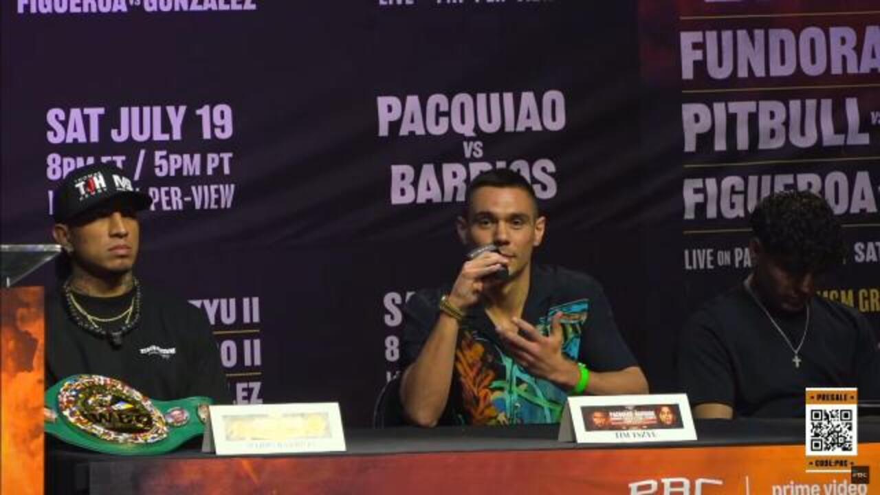 Tszyu v Fundora press conference