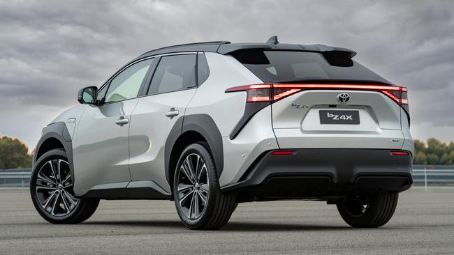 The bZ4X is the first of three electric cars promised by Toyota to arrive by 2026.