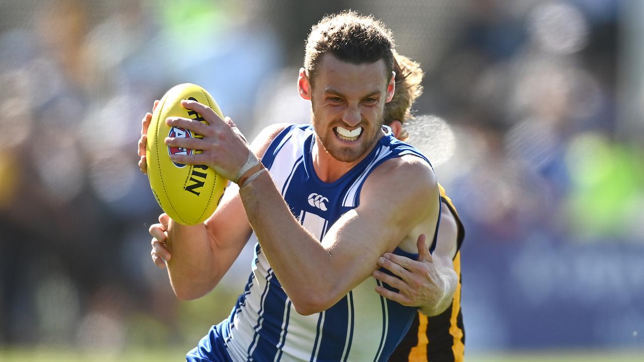 Lachie Young is a Round 1 lock for North Melbourne. Picture: Quinn Rooney/Getty Images