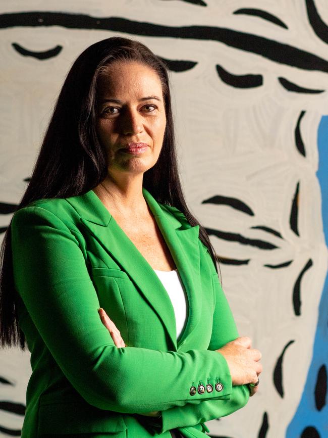 Campaign Edge Sprout director Anya Lorimer is pictured in her office in Darwin. She has built the business from the ground up over 20 years. Photograph: Che Chorley