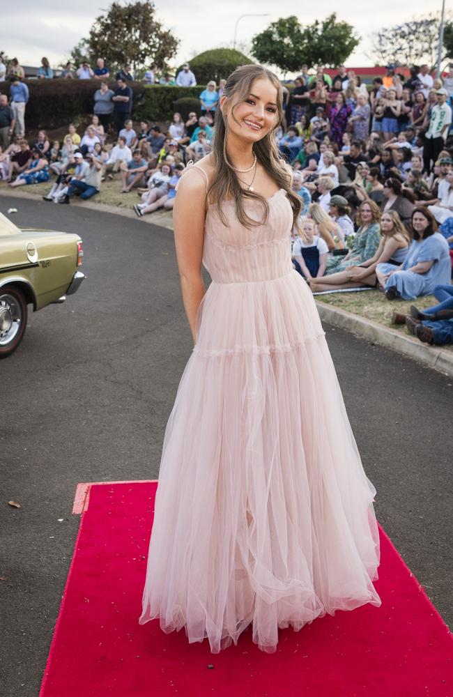 Lily-Joy Baker at Harristown State High School formal at Highfields Cultural Centre, Friday, November 17, 2023. Picture: Kevin Farmer