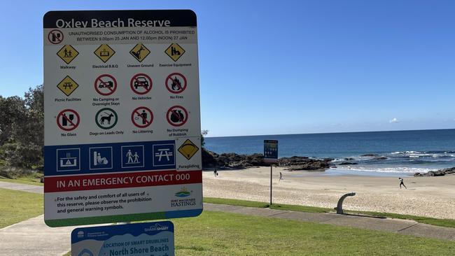 Oxley Beach Reserve. Picture: Janine Watson.