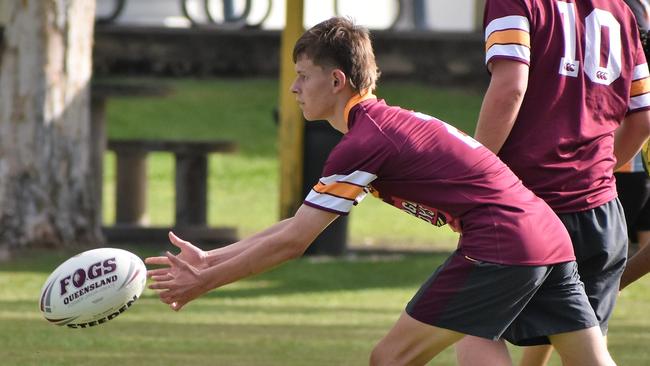 Liam Holland, ISHS. Photographs from the Will Murdoch Perpetual Shield. The annual U14 rugby league competition, in its second year, involved Gilroy Santa Maria College, Ingham State High School and St Teresa's Catholic College Abergowrie. Picture: Cameron Bates