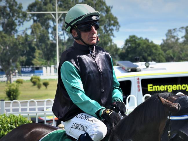 Jockey Jon Grisedale at Clarence River Jockey Club in Grafton on Tuesday, 2nd February, 2021. Photo Bill North / The Daily Examiner