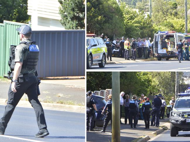 North Toowoomba suspected shooting incident.