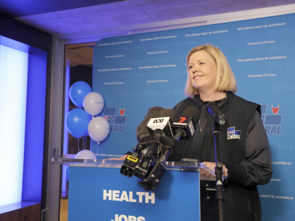 Bridget Archer wins the seat of Bass for the Liberal Party of Australia in the 2019 federal election. Picture: PATRICK GEE