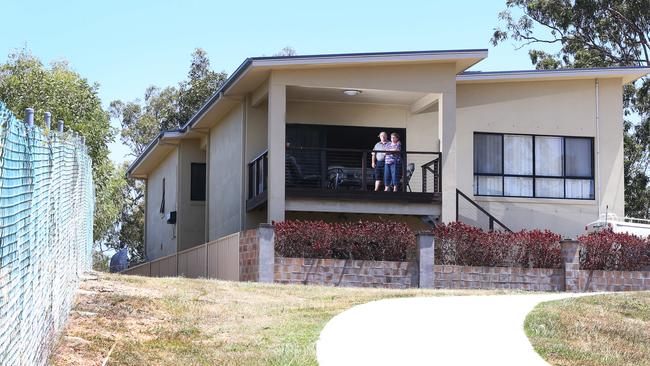 Noel and Sherrell Faulkner lost their dream home. Picture Glenn Hampson