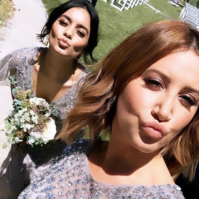 <p><em>Image credit: Instagram/tisdale.mendler</em></p><h2>Vanessa Hudgens and Ashley Tisdale </h2><p>We're all in this together! <i>High School Musical</i> stars, Ashley Tisdale and Vanessa Hudgens, served as bridesmaids for <i>Pretty Little Liars</i> alum Brant Daugherty's wedding to actress Kimberly Hidalgo. On the big day, which took place in Walnut Creek, California over the weekend, Tisdale and Hudgens were two of six bridesmaids who stunned in matching vintage-inspired gowns, complete with beaded detailing. Tisdale took to Instagram to share snaps from the festivities.</p><p>&nbsp;</p><p><b>Before it’s in fashion, it’s in <i>Vogue</i>. Sign up to the </b><a href="https://www.newsletters.news.com.au/vogue"><b><i>Vogue</i> newsletter</b></a><b> for your daily fashion guide and inspiration from the <i>Vogue</i> Australia team.</b></p><p><b>Subscribe to become a <i>Vogue </i>VIP and receive monthly magazine delivery, digital edition access, VIP event invitations, insider content, exclusive offers from our luxury partners and more. </b><a href="https://www.vogue.com.au/vogue-magazine?utm_source=editorialcontent"><b>Subscribe today</b></a>.</p>