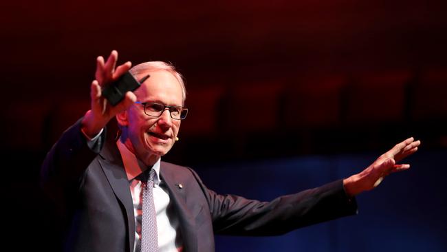 Geoff Wilson speaking at the Sohn Hearts &amp; Minds conference. David Geraghty/The Australian