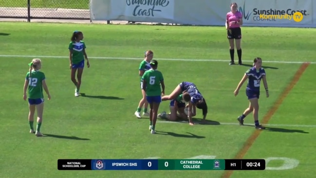 Replay: Ipswich State High v The Cathedral College - NRL Schoolgirls Cup Queensland final