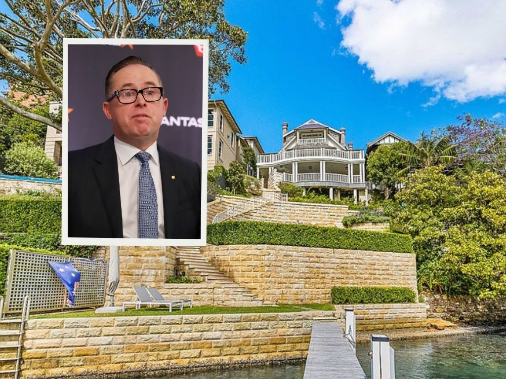 Outgoing Qantas boss Alan Joyce is set to sell his $20m Mosman home.