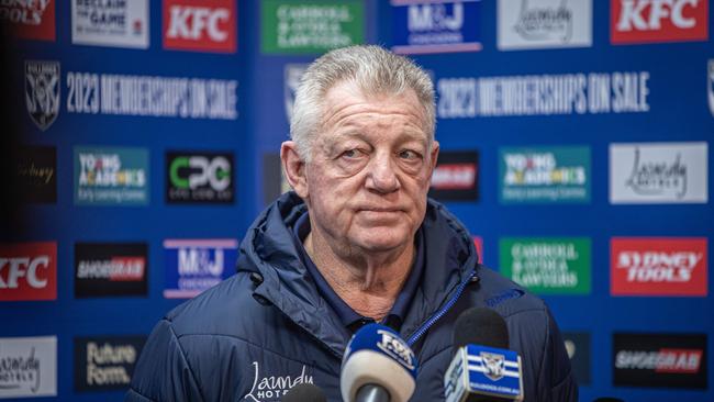 Phil Gould won’t be commentating the grand final. Picture: Julian Andrews